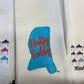 Powder Blue MS w/ Hotty Toddy Tea Towel