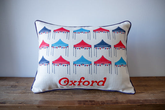 Ole Miss Tailgate Tents Collegiate Pillow