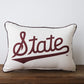 State Script Pillow