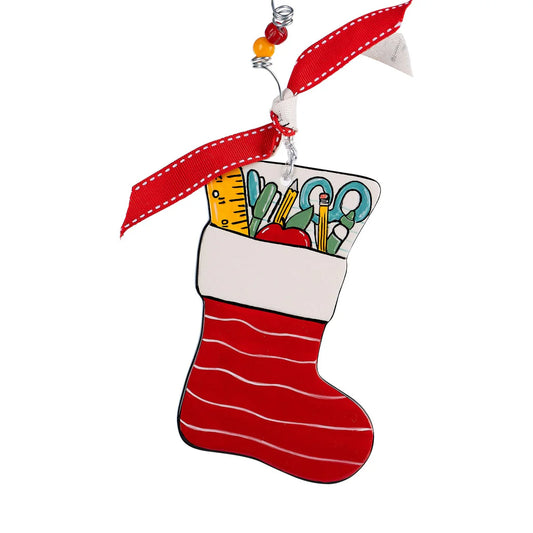 Teacher Stocking Ornament