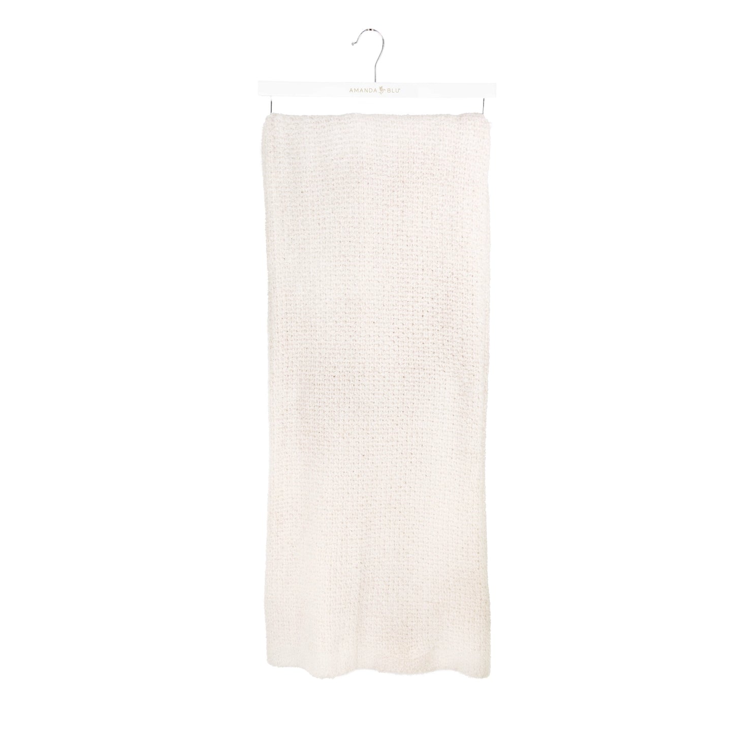 Light Oatmeal Knit Blanket