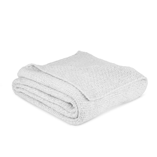Light Grey Knit Blanket