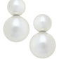 Larissa Double Pearl Statement Stud Earrings
