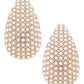 Florence Pearl Pave Sculpted Earrings