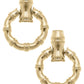 Pippa Bamboo Horsebit Earrings