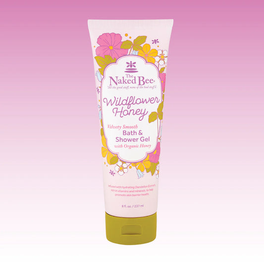 8 oz. Wildflower Honey Velvety Smooth Bath & Shower Gel
