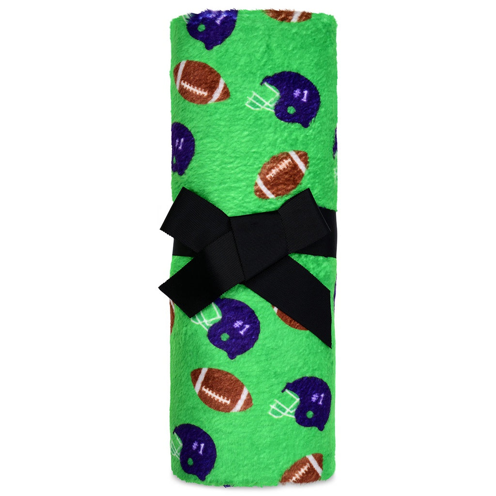 Touchdown Reversible Plush Blanket