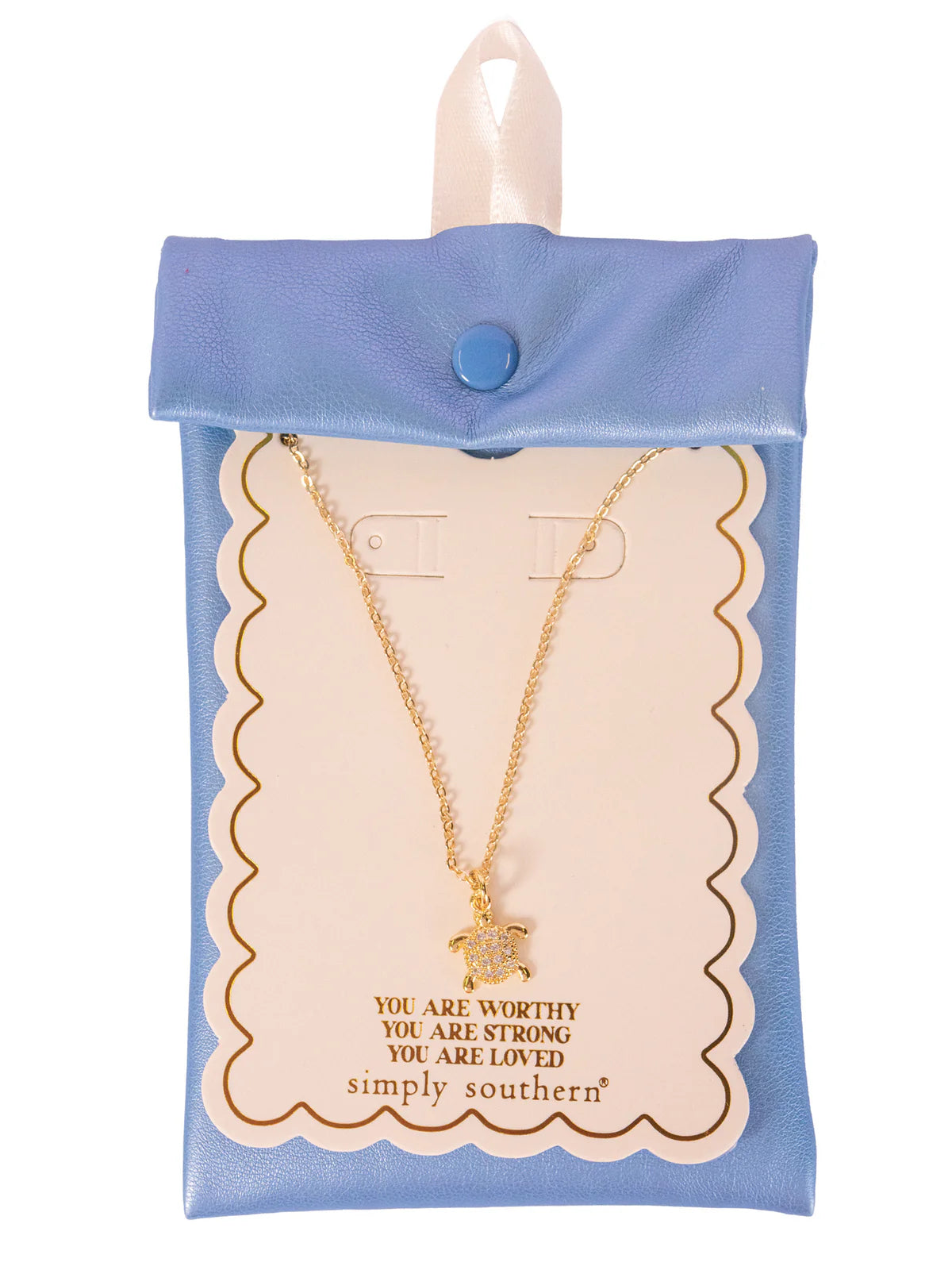 Gold Turtle Necklace