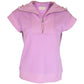 3 Quarter Zip Quilted Lavender Top