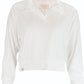 Ivory V-Neck Pullover Top