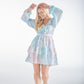 Tie dye Dress With Belt