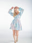 Tie dye Dress With Belt