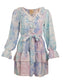 Tie dye Dress With Belt
