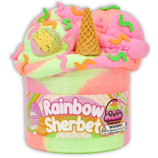 Rainbow Sherbet Dope Slime