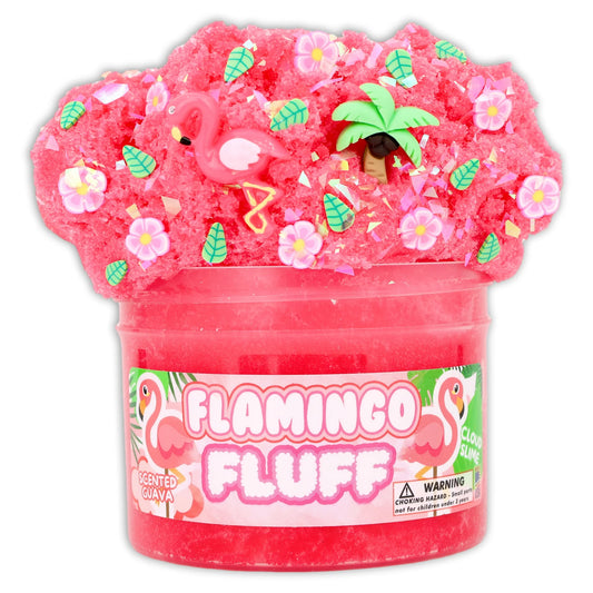 Flamingo Fluff Dope Slime