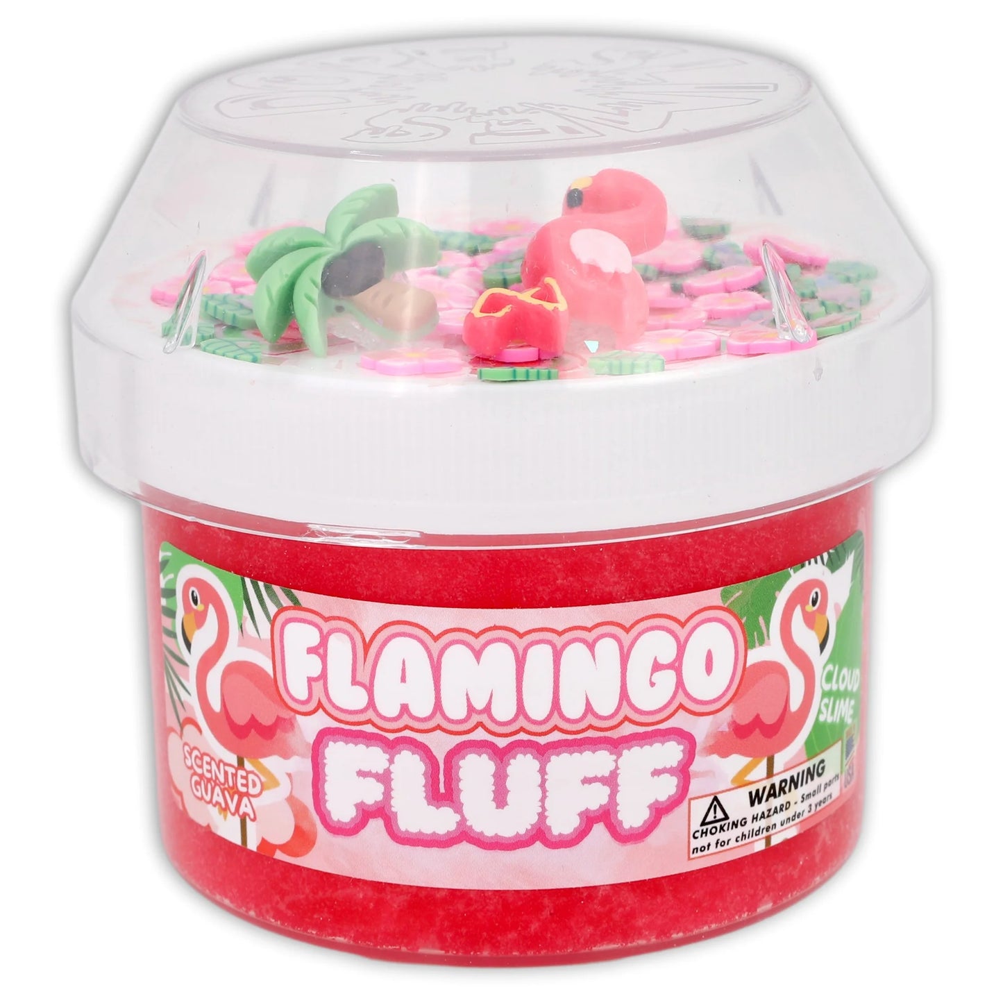 Flamingo Fluff Dope Slime