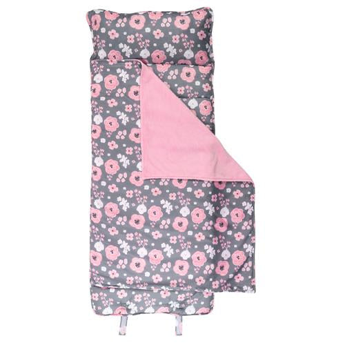 Charcoal Floral Nap Mat
