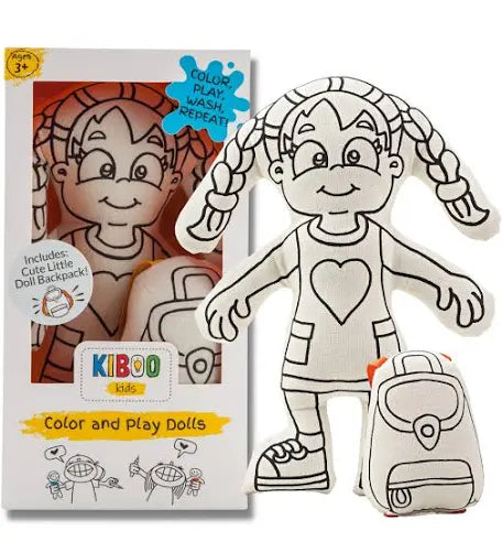 Color and Play Girl with Braids