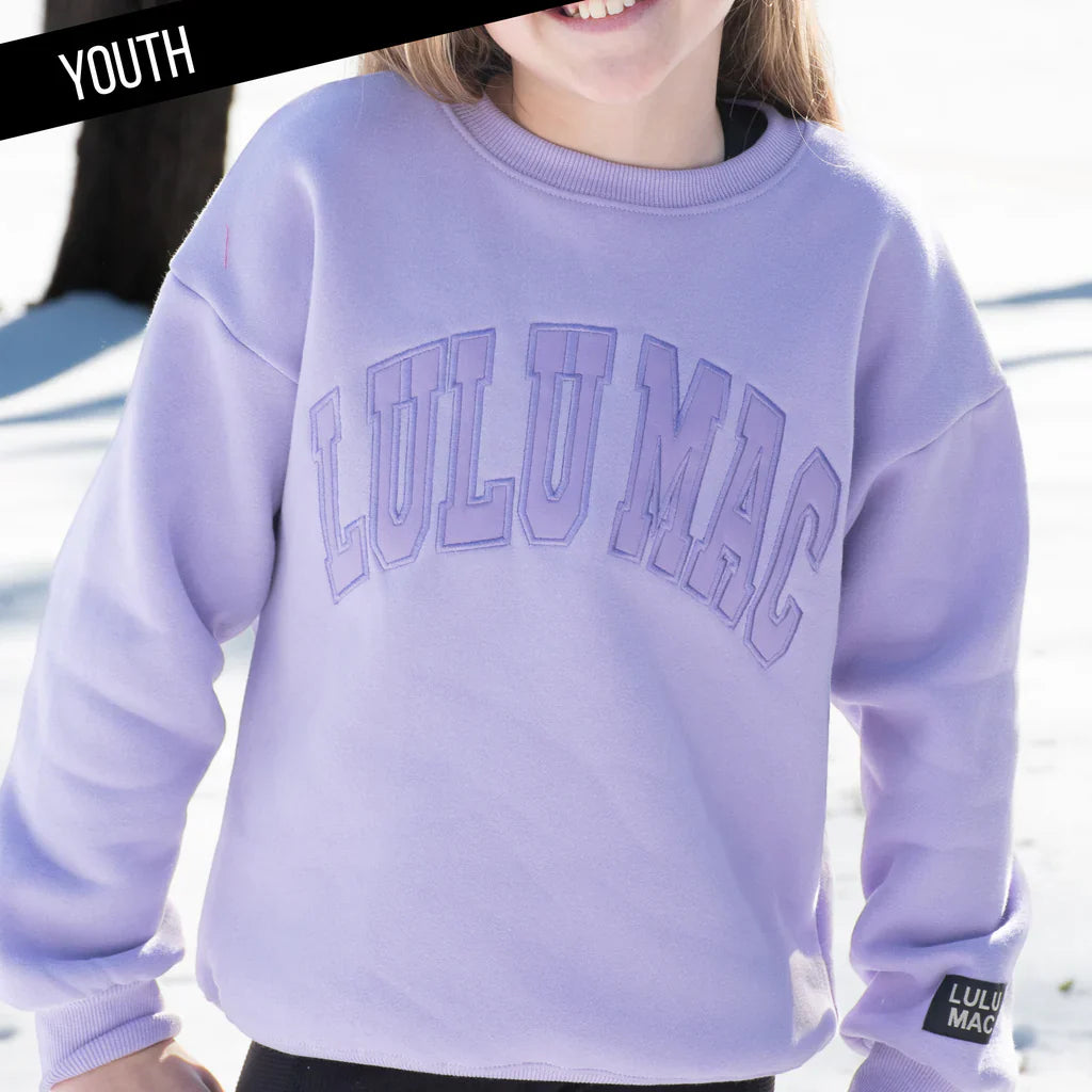 Youth Lulu Mac Sweatshirt - LAVENDER