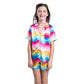 Kids Girly Pop Satin Pajama Short Set