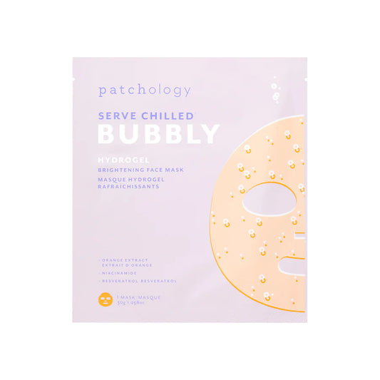 Serve Chilled Bubbly Hydrogel Brightening Face Mask