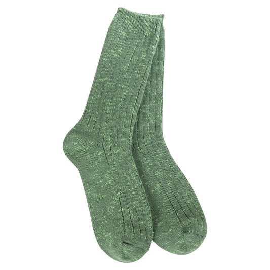 Weekend Cotton Slub Marled Crew + Ivy