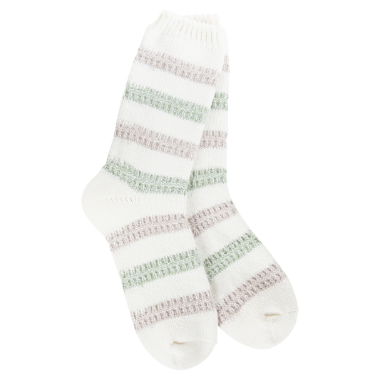 Weekend Ragg Links Crew + Meadow Stripe