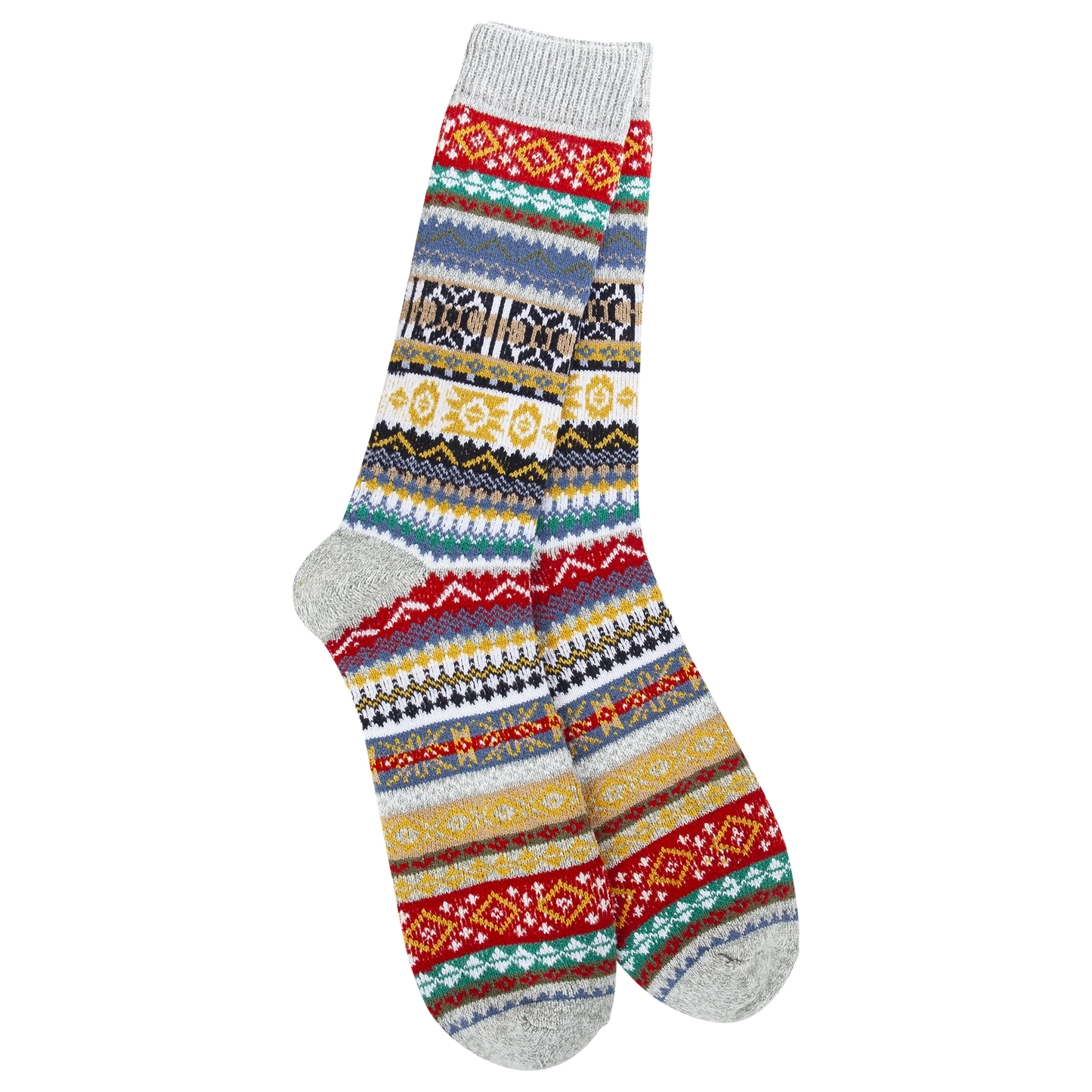 Holiday Men’s Studio Crew + Heather Grey Multi
