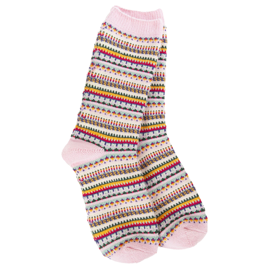Weekend Boho Crew + Pink Stripe