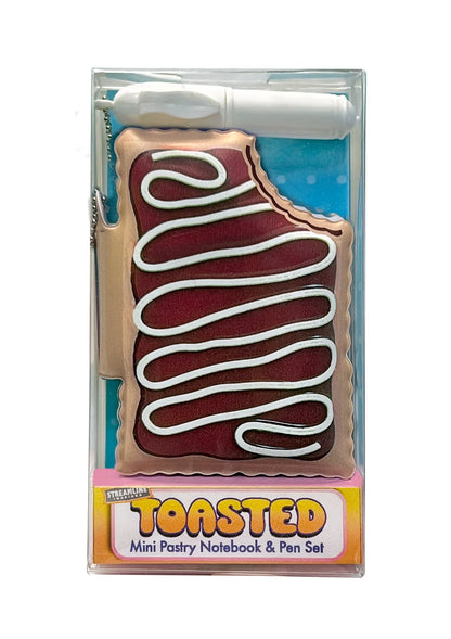 Toaster Pastry Mini Puffy Books w/ Pen