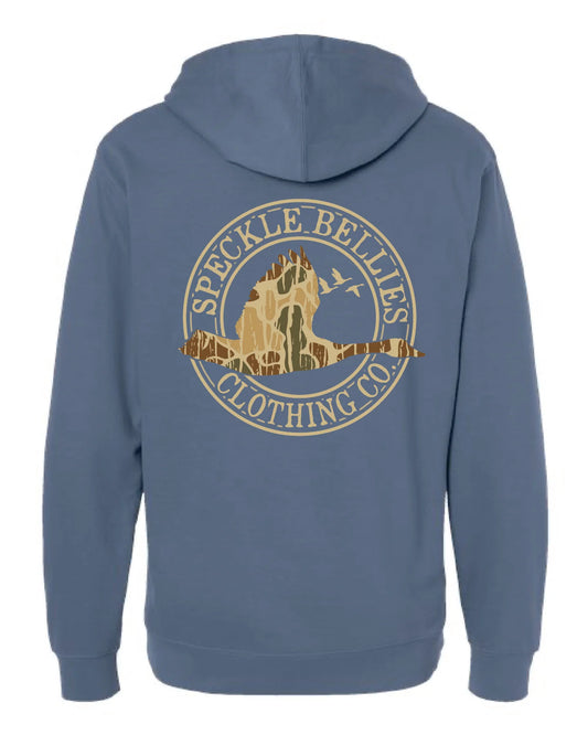 Sheddin Camo Circle Logo Hoodie
