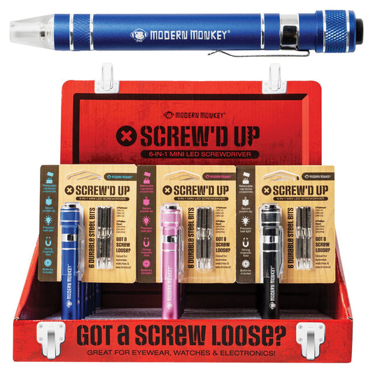 Screw’d Up 6-N-1 Mini LED Screwdriver