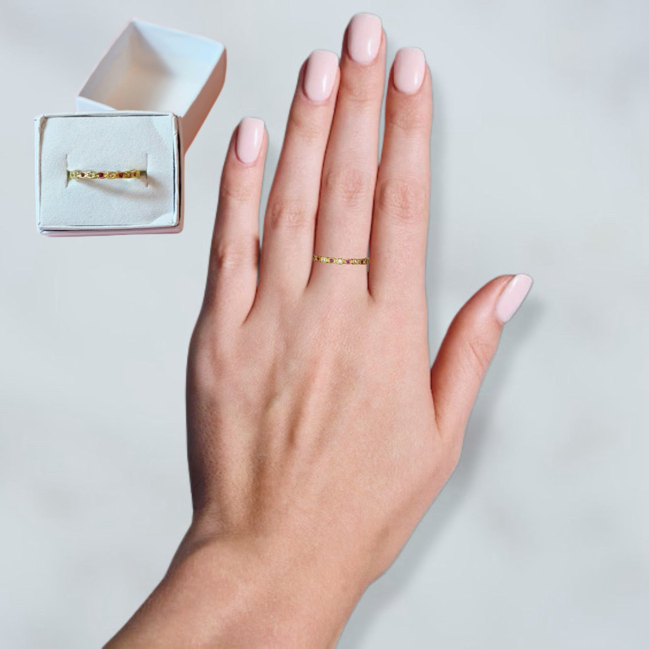 Petal & Gold Ring