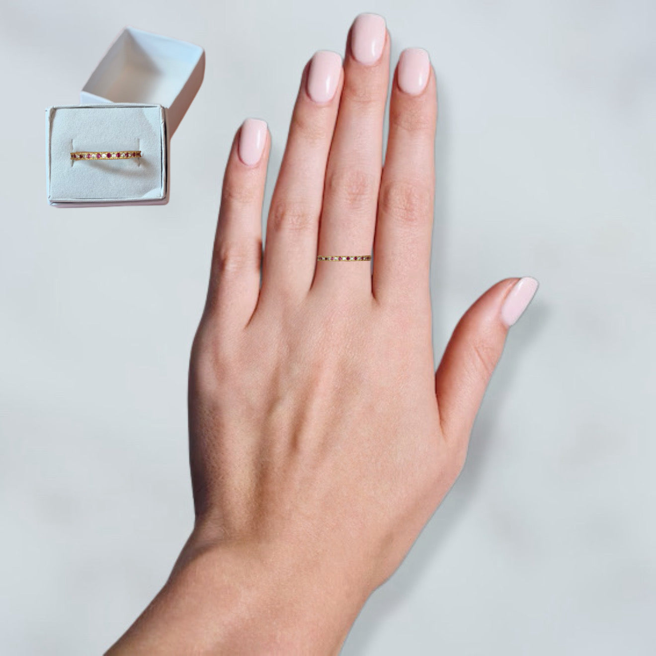 Gold & Blush Ring