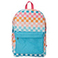 Jane Marie Checkered Backpack