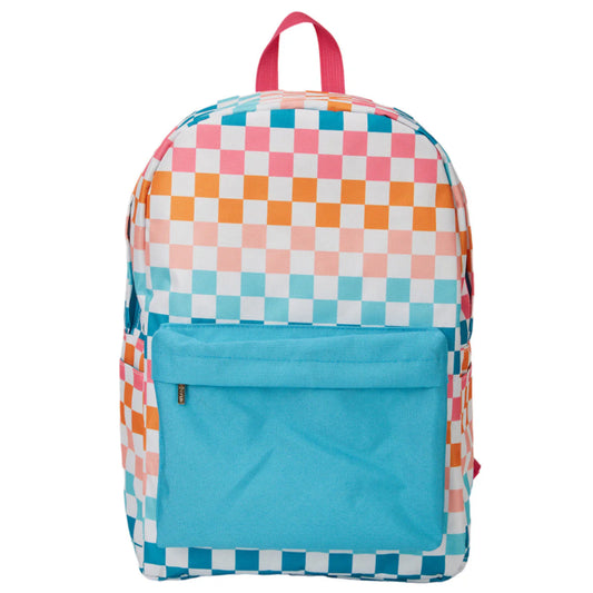 Jane Marie Checkered Backpack