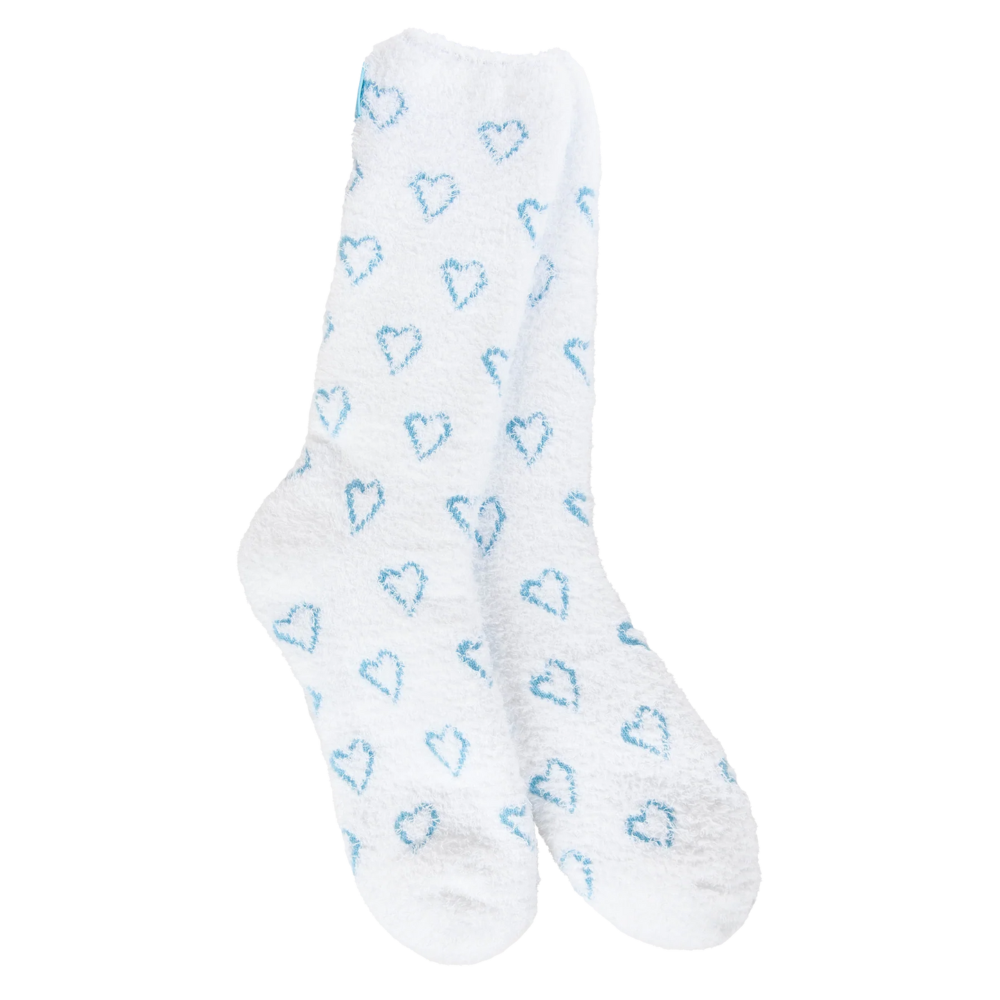 Blue Heart Socks