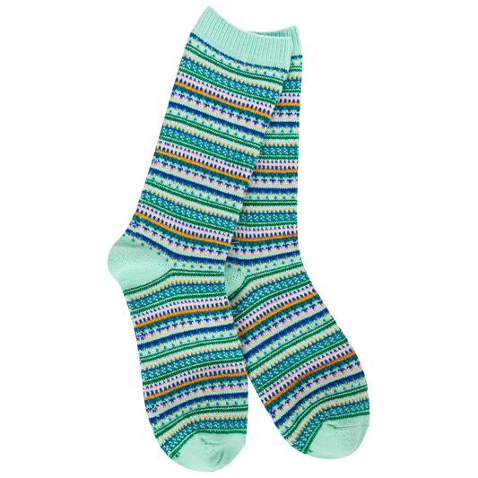 Mint Stripe Socks
