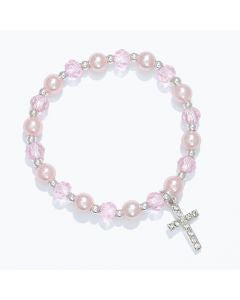 Little Love Crystal Cross Bracelet