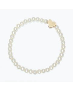 Heart + Pearls Bracelet