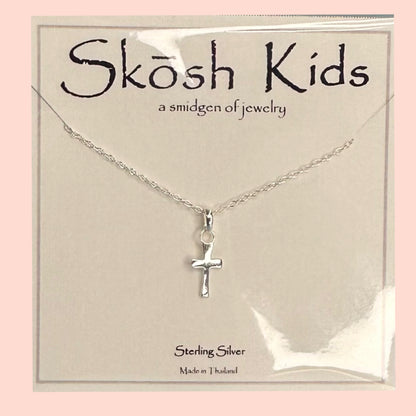 Skosh Kids + Drop Down Cross Necklace