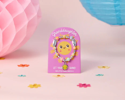 Granddaughter Little Sunshine Toddler Bracelet