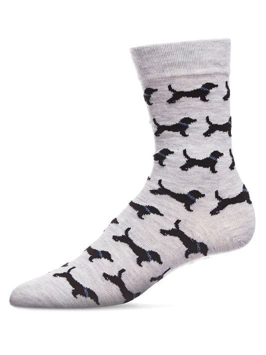 Black Labrador Retriever Cashmere Socks