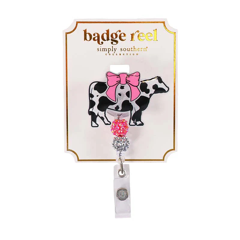 Black Cow Badge Reel