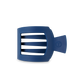 TELETIES - Square Flat Hair Clip - Medium
