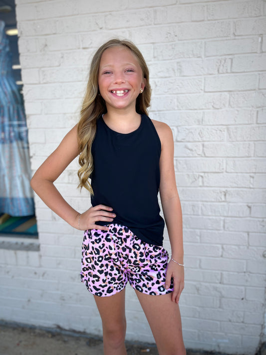 Lush Leopard Plush Shorts