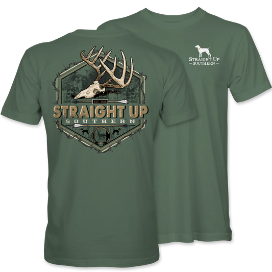 Bow Buck Skull Tee