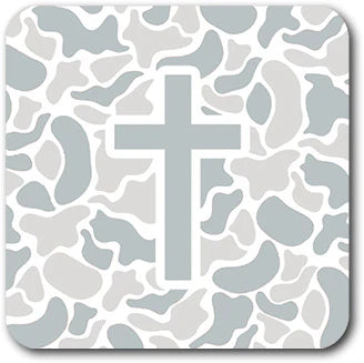 Tap to Pray - Vinyl Sticker - Aspen Camo + Cross