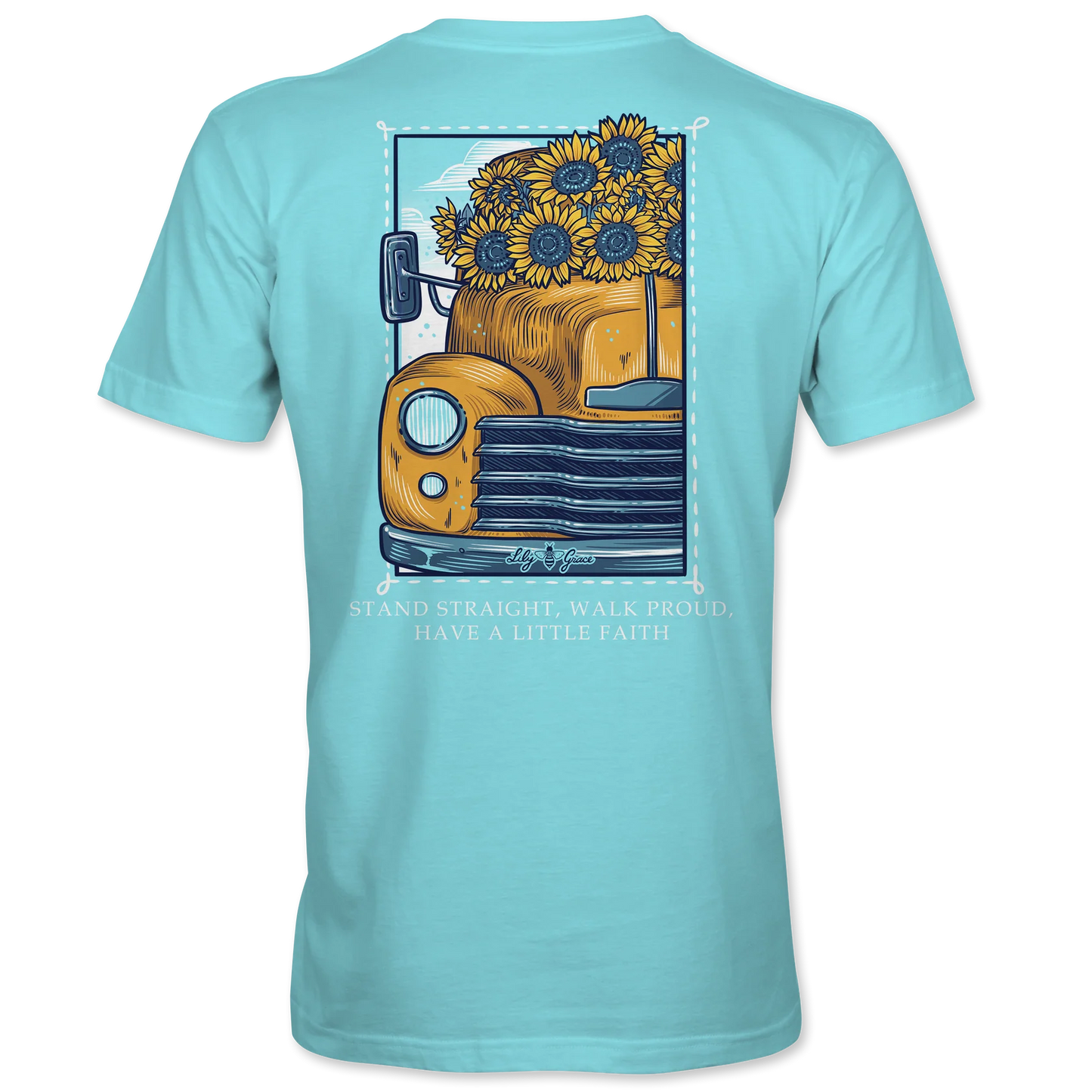 Sunflower Truck Tee