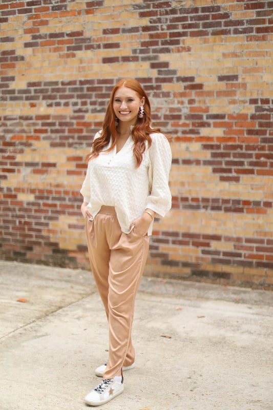 Coco Satin Joggers